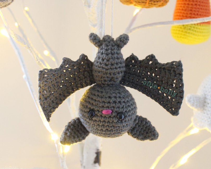 Crochet Bats halloween decor 