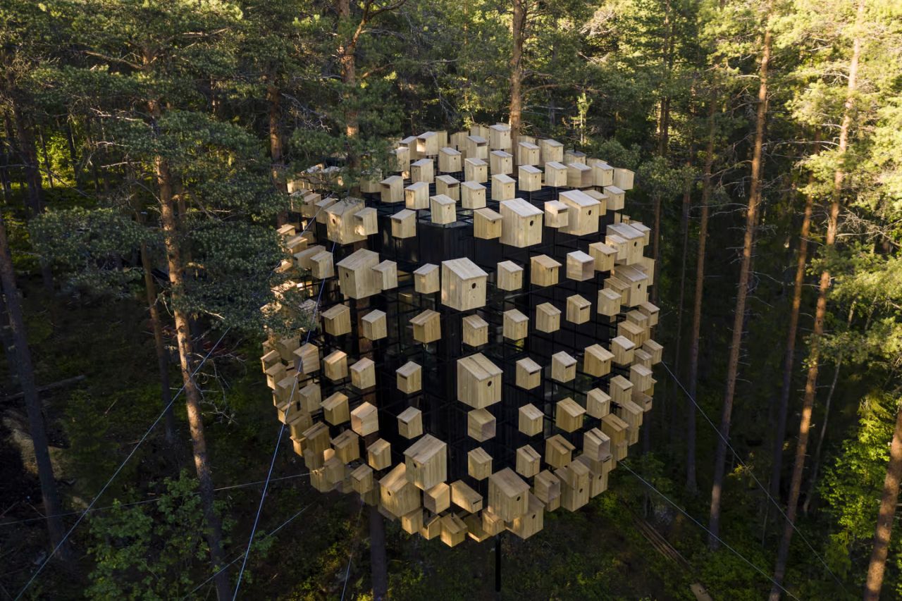 Biosphere treehouse hotel by BIG