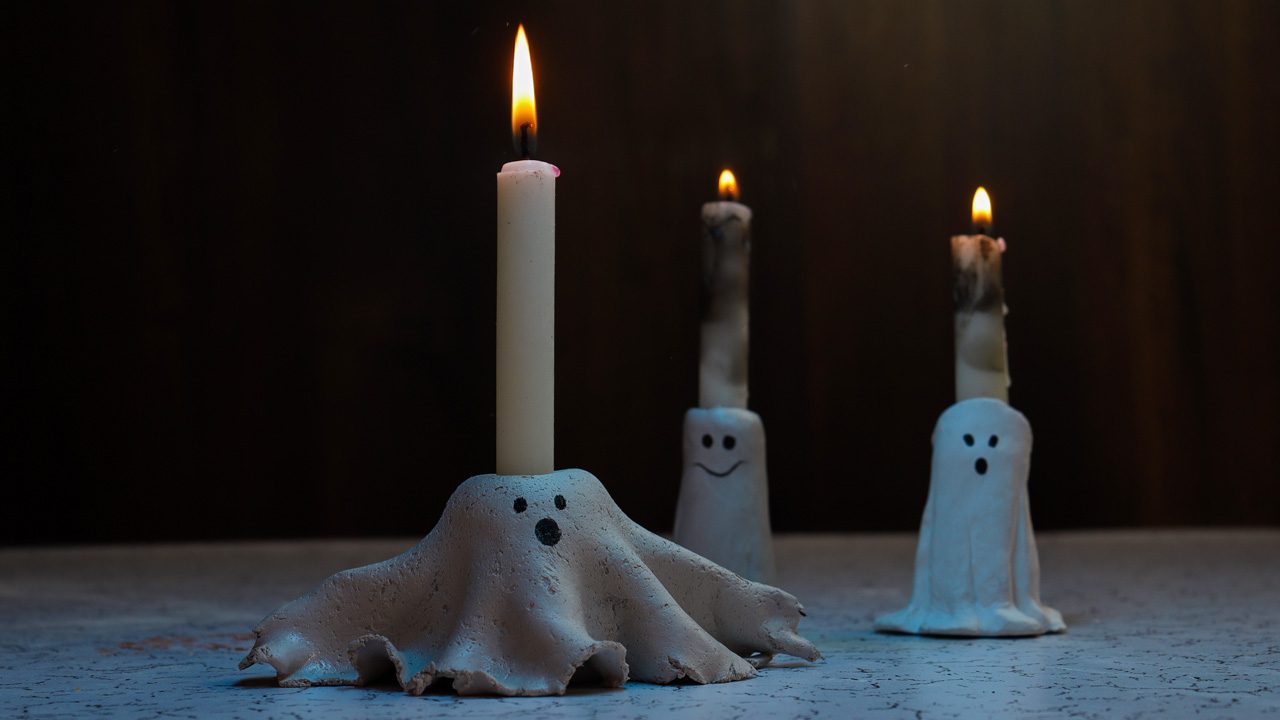 Cute Ghost Candle Holder