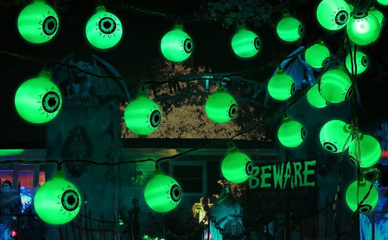 Halloween eyeball string lights 