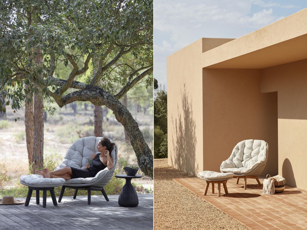 Sandua High Back Garden Lounge Chair- supports comfortable seating