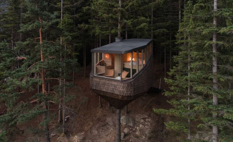 Woodnest Treehouse Hotel in Norway
